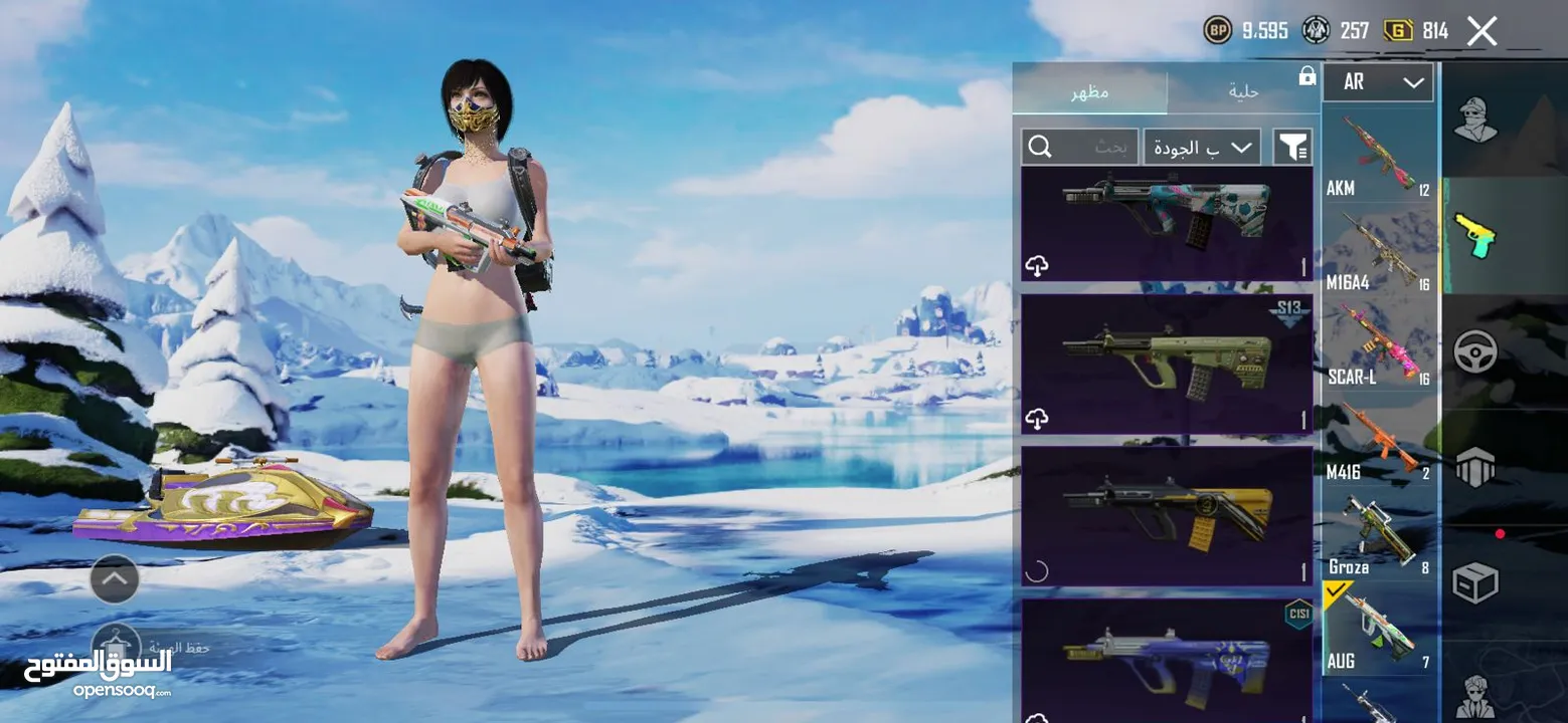 حساب ببجي موبايل