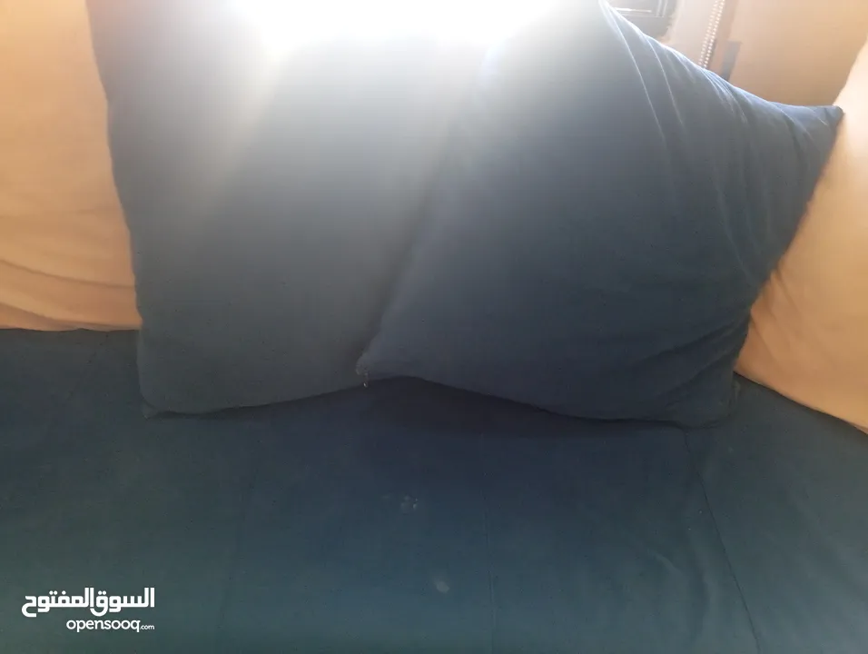 طقم كورنر لون ازرق مستعمل