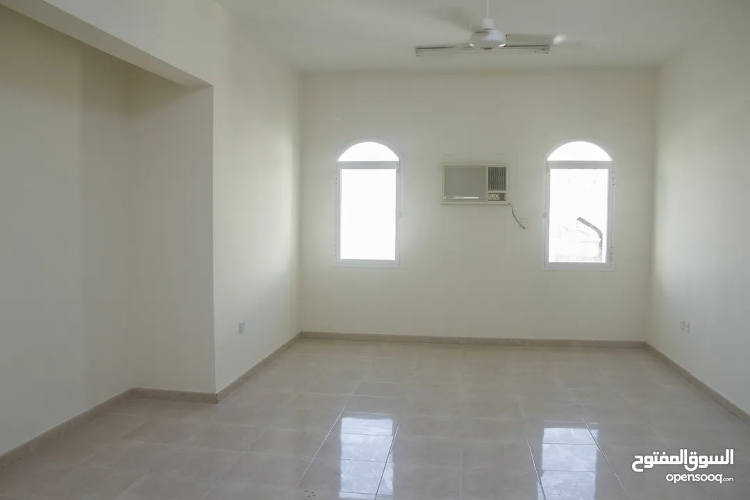 Spacious 2 Bedroom flats with 2 Bathrooms, A/c's at Al Khuwair next to Badr Al Sama Hospital.
