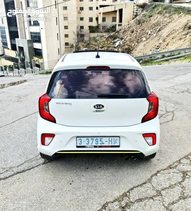 كيا مورنينج  2018  GT  فل إضافات + فتحة سقف