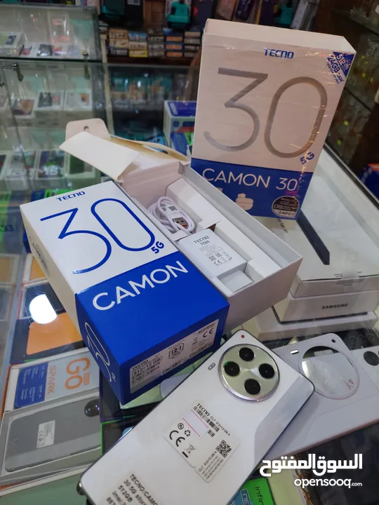 جديد مكفول سنه Kamon 30 5G رام 24  ججيا 512 متوفر توصيل