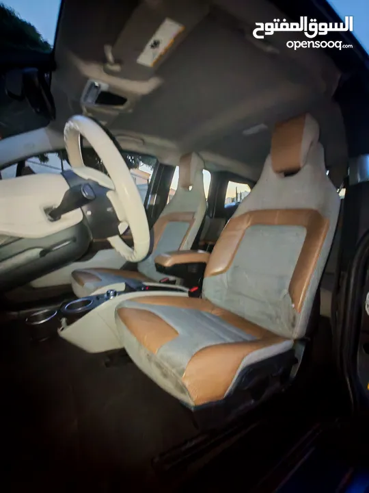 BMW i3 2014 فحص كامل تقطع بالشحنه الواحده 120 كم ممشى قليل 77الف كم