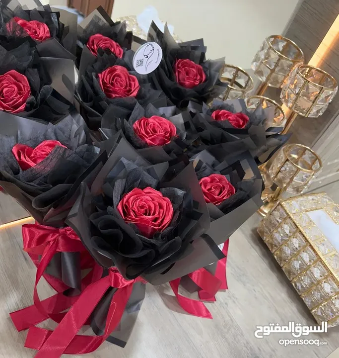 بوكيه ورد ستان   الورد للورد بوكيه ورد ستان هاند ميد بأقل سعر  هديه مميزه وكمان لمناسبا