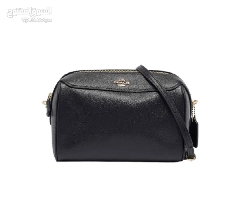 Original Coach black leather Bennett cross body