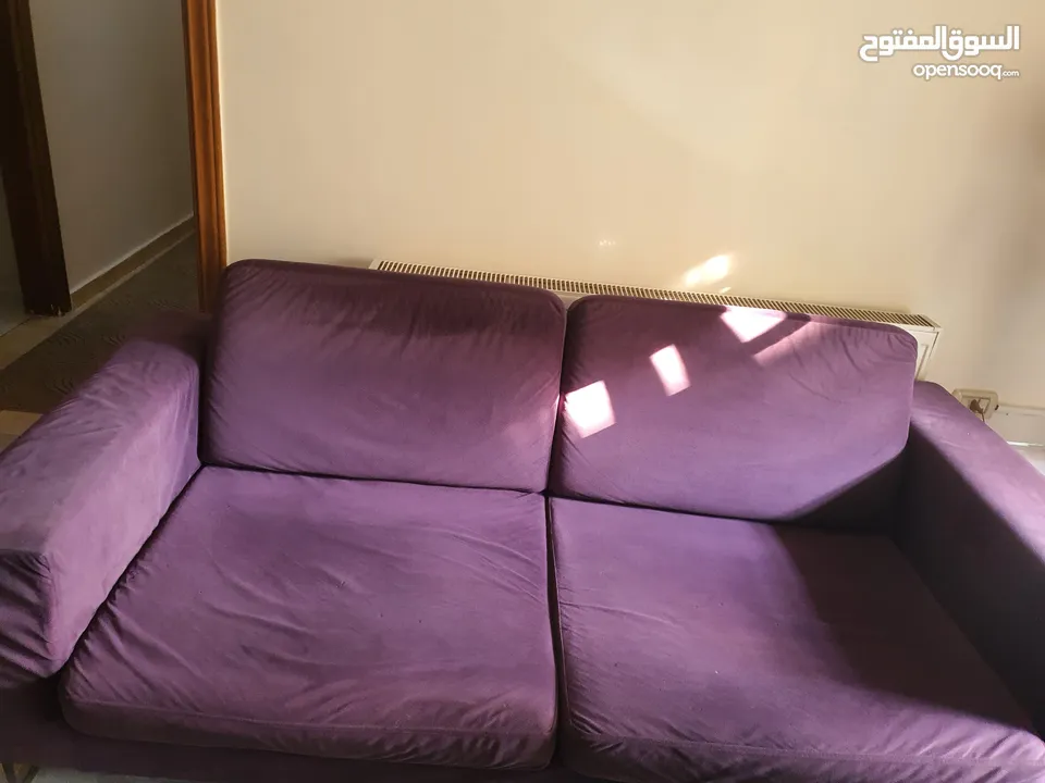 طقم كنب لون موف