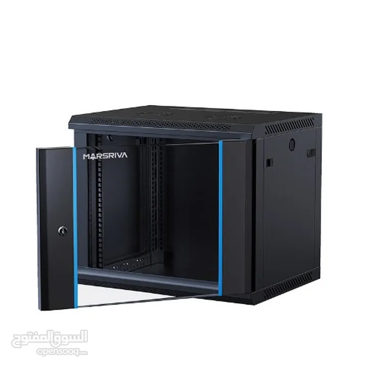كابينة شبكات سيرفر 6U باب قابل للإقفال – Marsriva Network Server Cabinet 6U WS6406 (600×450)
