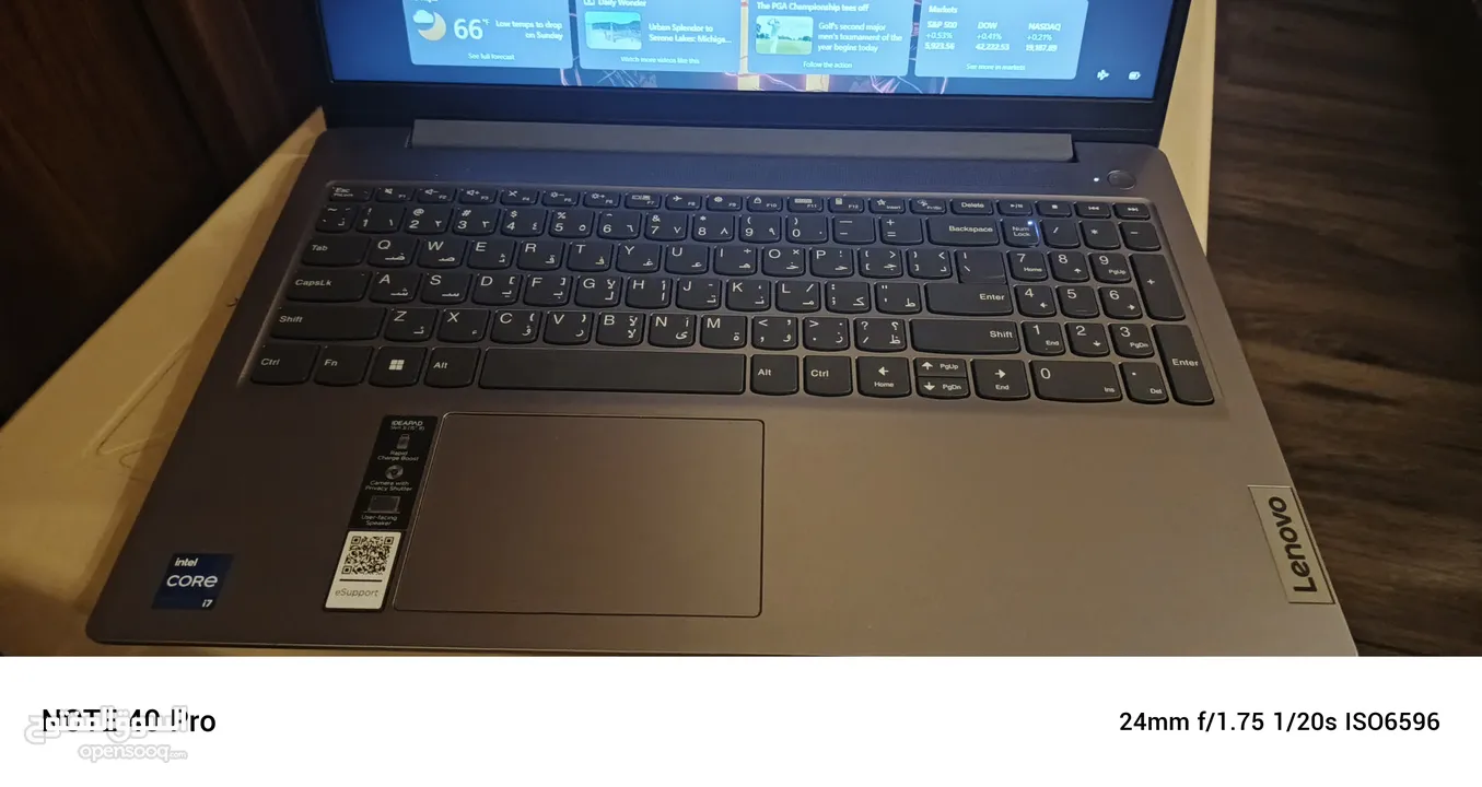 لابتوب لينوفو IdeaPad slim 3 core i7 16g بحالة ممتازة جدا ممتاز للدراسة والعمل  و وزنه خفيف