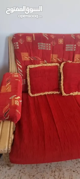 طقم كنب 9 مقاعد خشب صولد للبيع المستعجل
