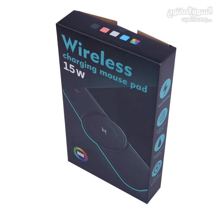 Mousepad LED  wireless phone charger