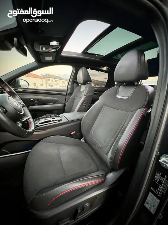 هونداي توسان N-Line /2022 فل الفل فتحة سقف بانوراما  2x4 ///240Hp   ( Haybrid) 1600cc