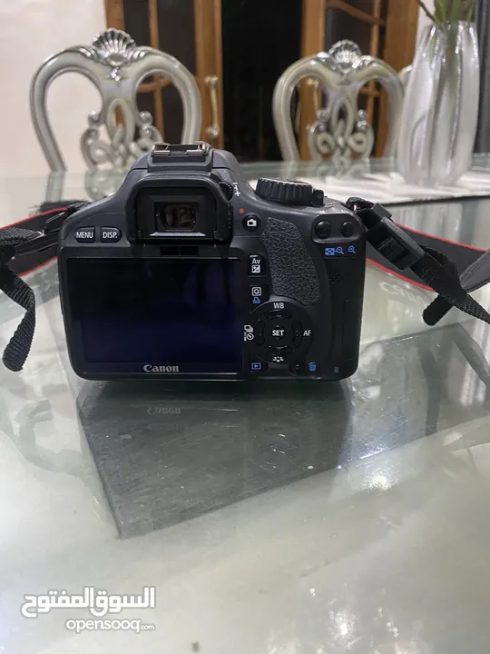 كاميرا Canon EOS 550d مع عدسه 55mm، مع الحقيبه و الميموري