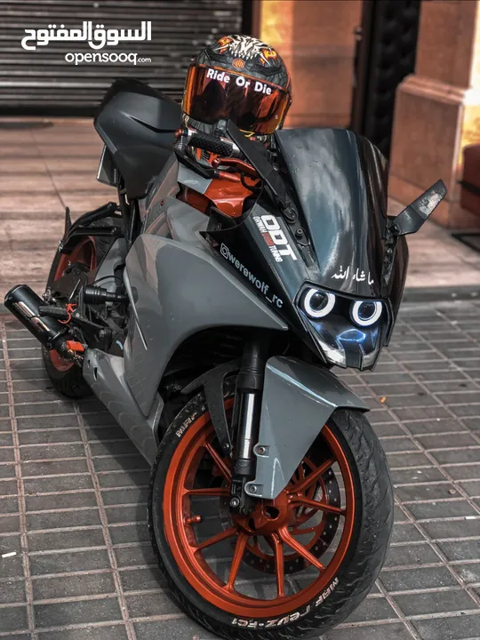 Ktm Rc 200 مميزة للبيع كاش