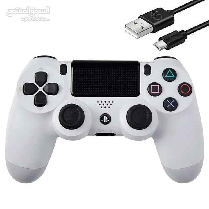 يد بلايستيشن PS4 الدرجه الاولی كوبي ون درجة اولى الكفالة والجودة امان  لاسلكية تعمل بالبلوتوث