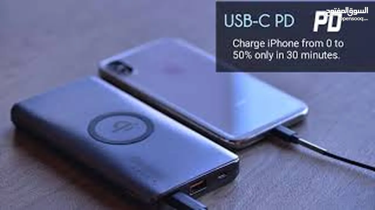 Energizer UE10046 10000mAh Rapid 2.1A Charging Power Bank   بور بانك يو أس بي ويرلس 1000 وط