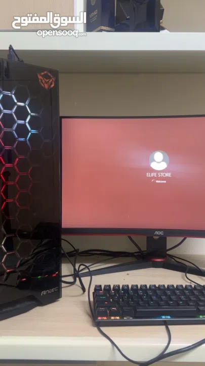 جهاز كمبيوتر قوي وممتاز لجميع الاستخدامات وبالذات للقيمنق وجميع الاستخدامات