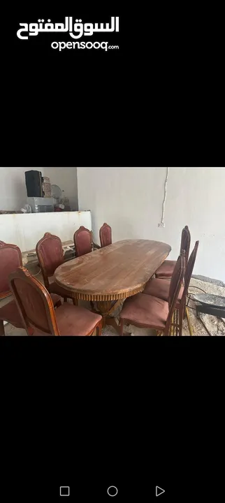 طاولة سفرة 8 كراسي سعر حررررق