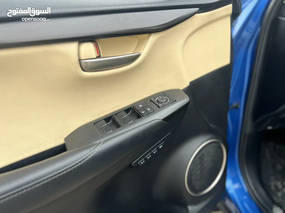 لكزس NX300 موديل 2016 لون ازرق فل كامل اعلى تصنيف من فئتها