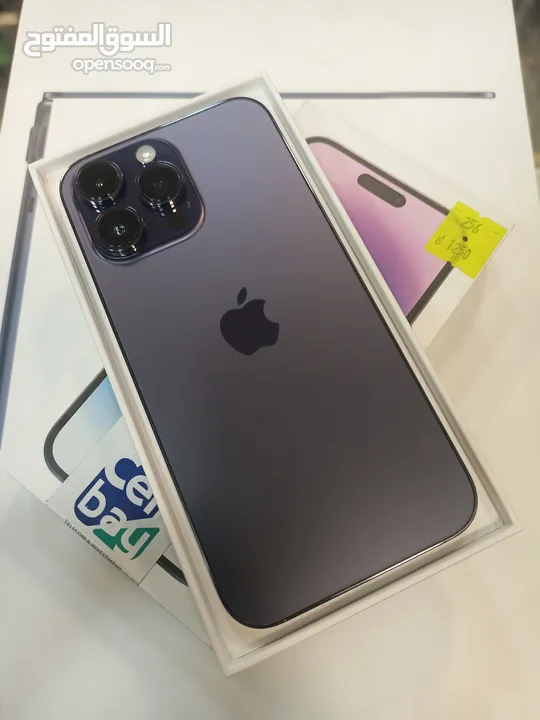 iphone 14 pro max  256 GB  purple  وارد شرق اوسط