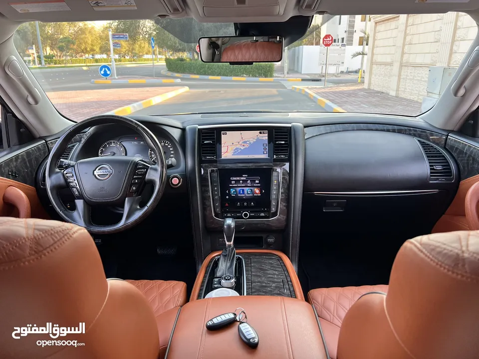 نيسان بترول بلاتينيوم مكينه الكبيره V8 خليجي موديل 2020، صبغة وكالة كامل شرط الفحص