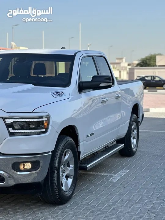 Ram 1500 Big Horn/Lone Star 2020 White 5.7L 8  ددوج رام بيغ هورن 2020