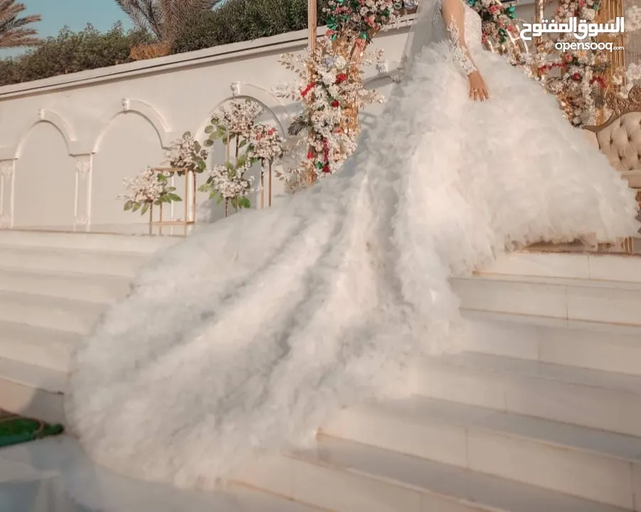 فستان زفاف تركي ملكي جديد - Opensooq