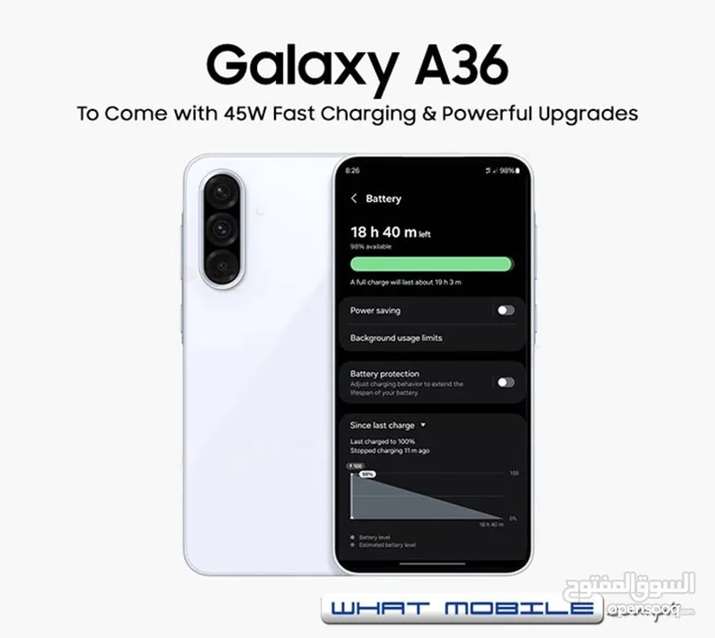 SAMSUNG A36 (256GB) NEW/// جديد سامسونج A36 المميز بافضل سعر لدى فليك اكسبرس