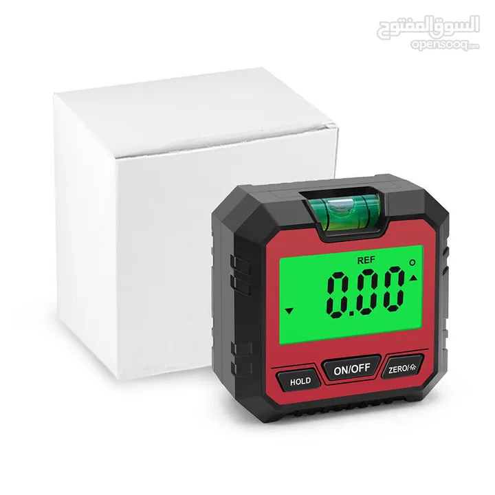 Magnetic Protractor 360° Digital Level Box Angle  قياس ميل الزاوية