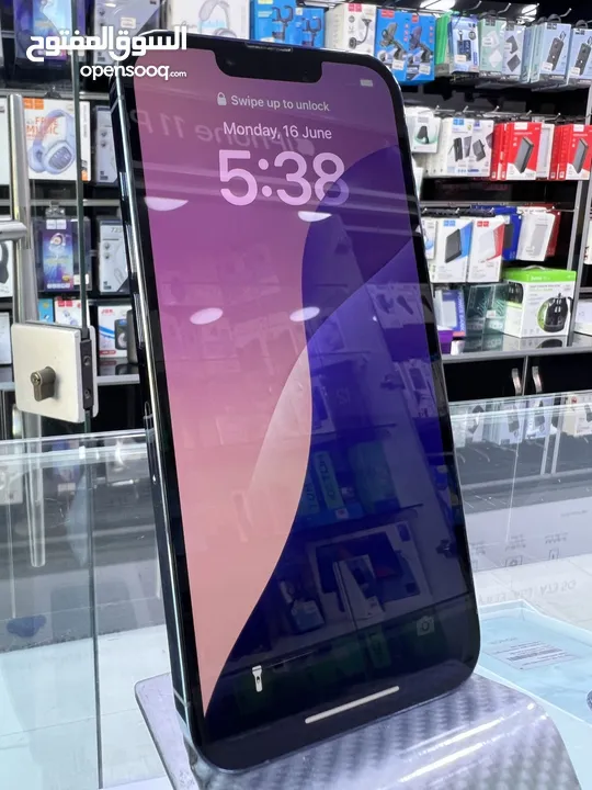 Used iPhone 13 Pro (256 GB) ايفون 13 برو  256 جيجابايت مستعمل بحالة ممتازة  غير مفتوح او مصلح نهائي
