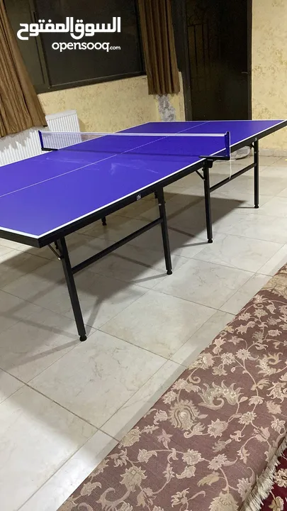 طاولة تنس ثابته مقاس ستاندر جديد بالكرتونه غير قابل للطي