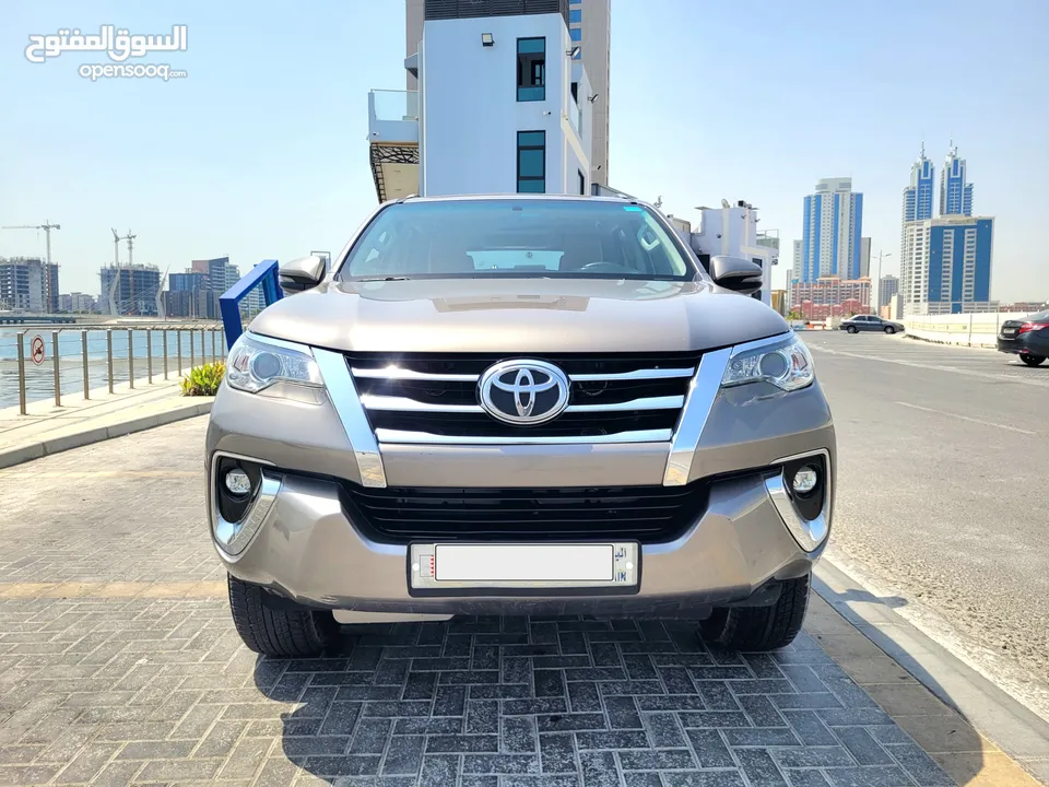 TOYOTA FORTUNER 4×4 MODEL 2019 SINGLE OWNER ZERO ACCIDENT AGENCY MAINTAINED   SEVEN SEATER FOR SALE