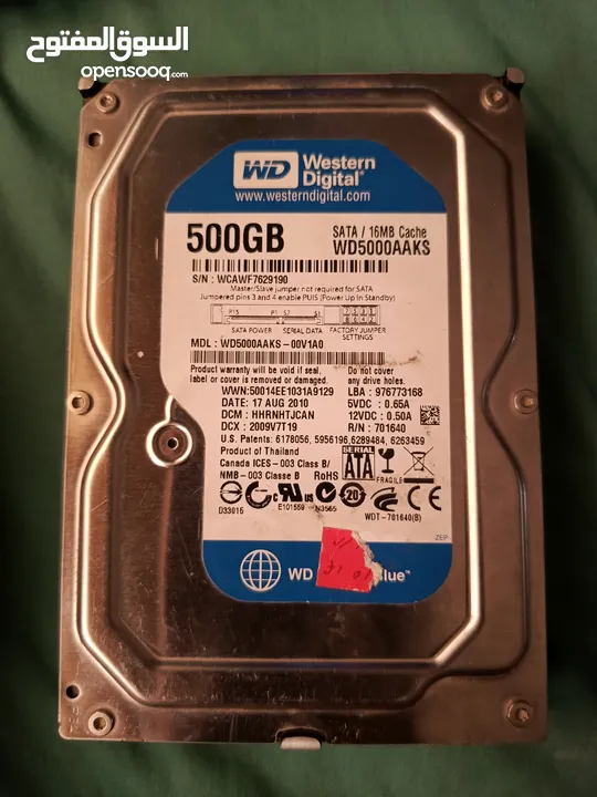 ssd 240g kingston شبه جديد مش مستعمل  غير يومين+ هارديسك و كم قطعه