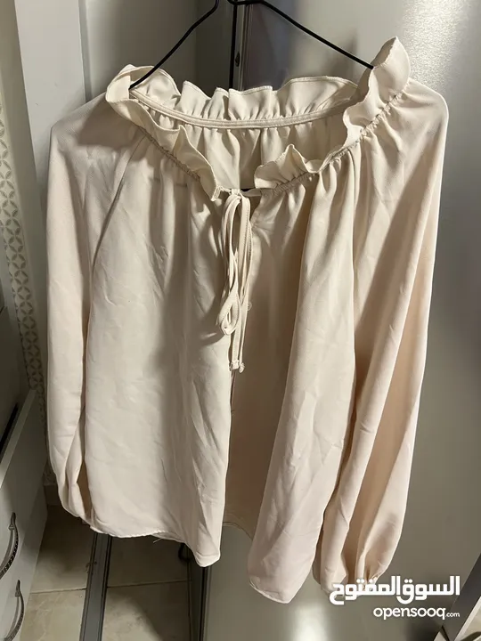 Beige Blouse from Shein