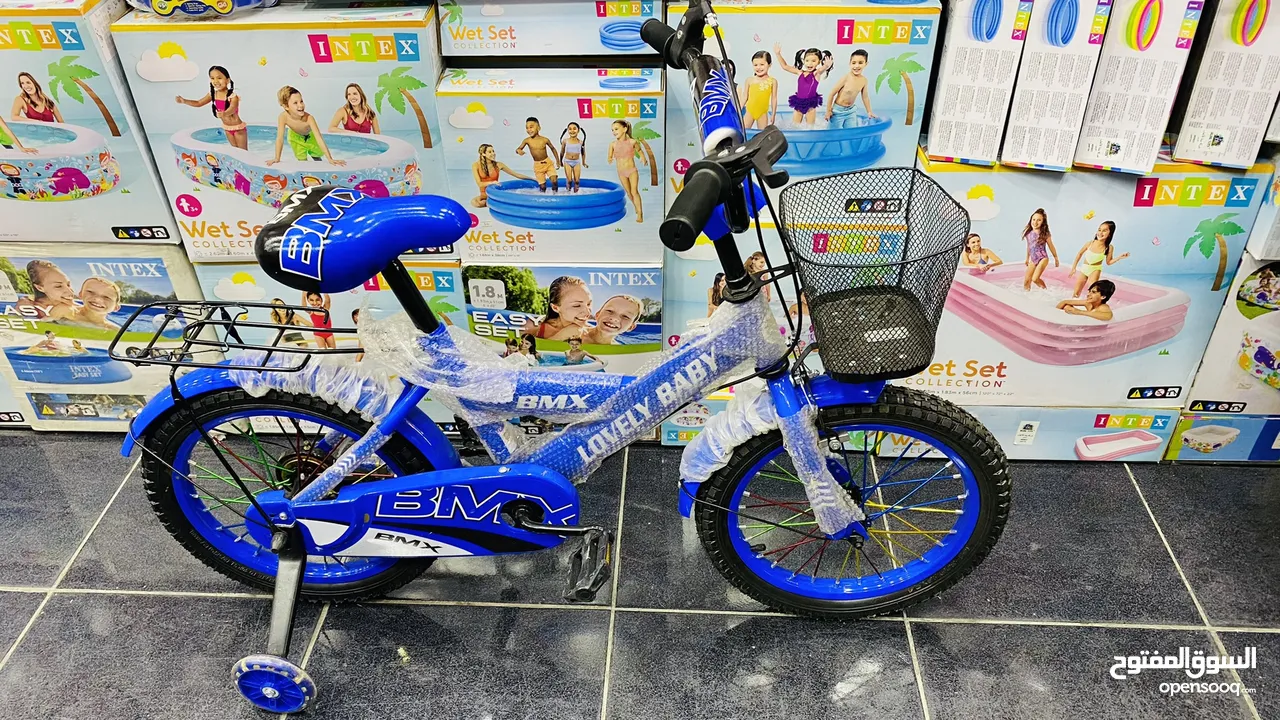 الدراجة الاقوى والاقدم في مجال الدراجات الهوائية ماركة bmx العالمية مع عدة اضافات من island toys