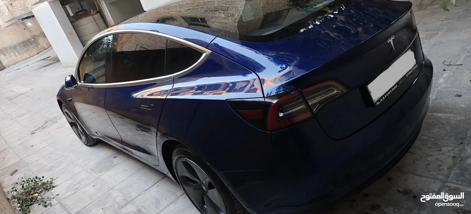 تسلا 3 2020 كلين بدون حوادث فحص شركة تسلا واوتوسكور95%