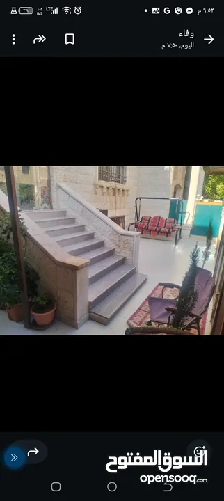 شقة طابق ارضي درج طلوع اول فني مساحة 163متر مربع مع مساحة خارجية واسعة مساحة 70 متر مربع تشطيب سوبر