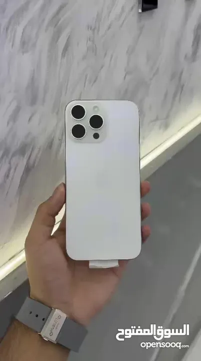 ايفون 16 برو ماكس 512GB جيجا لون ابيض تيتانيوم الصحراوي الجديد  جديد بدون كرتونة نو اكتف