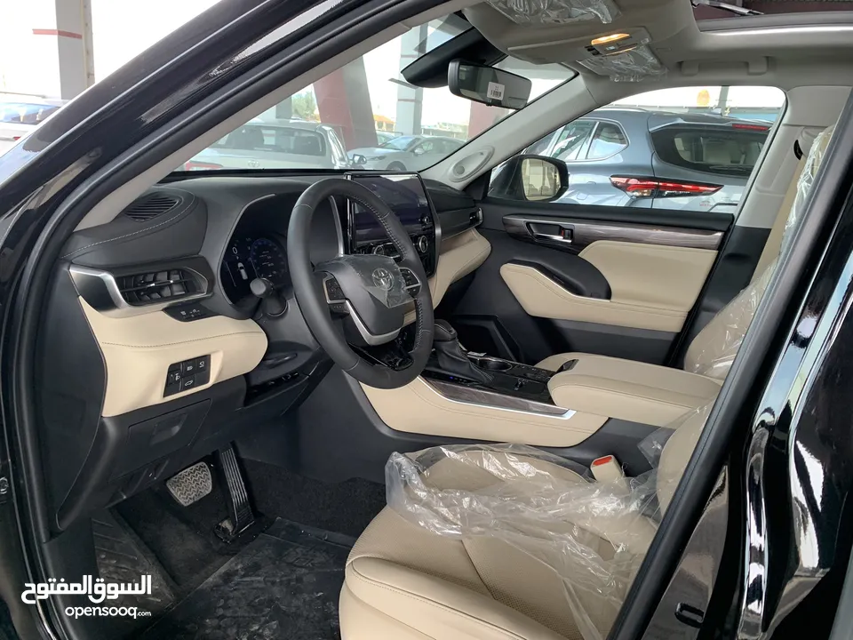 عرض خاص تويوتا هايلاندر 2024 صنف ليمتد فل الفل عداد زيرو مع كفاله 5 سنوات على الجمرك الجديد