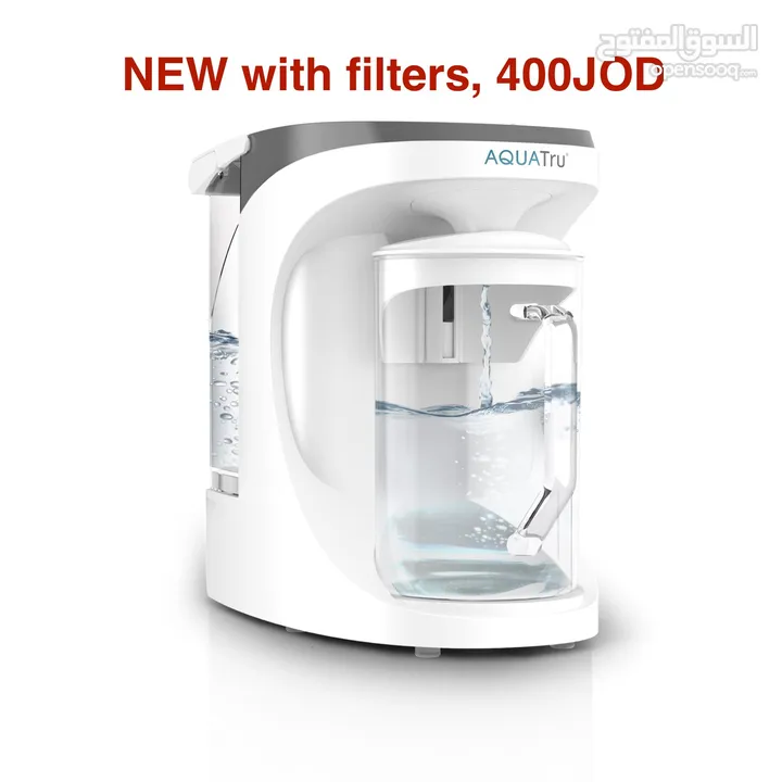 Reverse Osmosis Water Filter Purifier with Glass Carafe filters included NEW