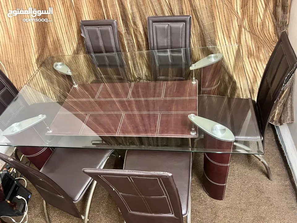 طقم كنب طاولة سفره للبيع