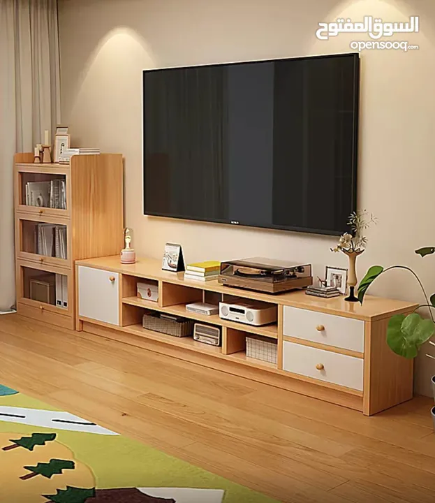 مزنزن خشبي فاخر بتصميم عصري وراقي خامة خشبية متينة وثابتة  ألوان عصرية تناسب جميع أنواع الأثاث