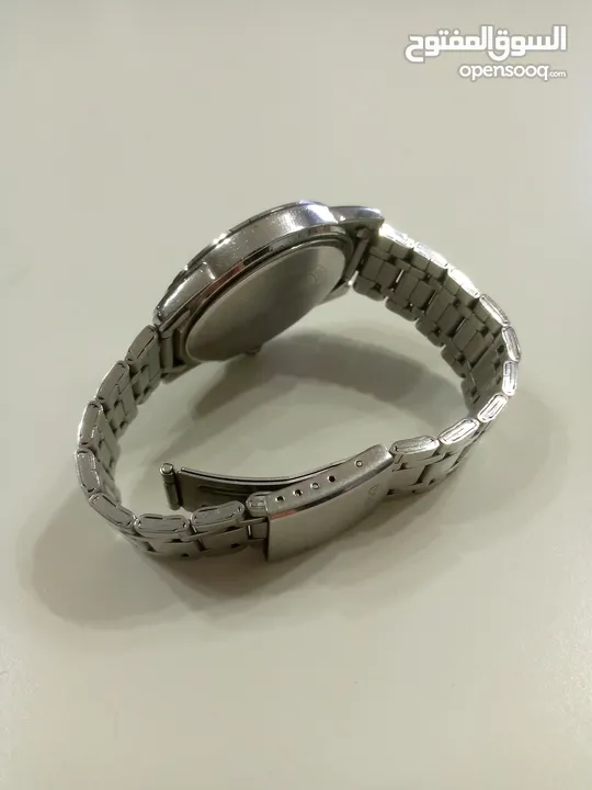 ساعة يد Casio رجالية، أنيقة جدّا للمناسبات، متينة بلون سلفر، جميع التفاصيل بالوصف --->