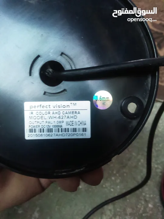متاح 3 كاميرات مراقبة مستعملات بحالة ممتازة جدا معهم وصلات أو محولات او ديفي آر للبيع اقرء الوصف
