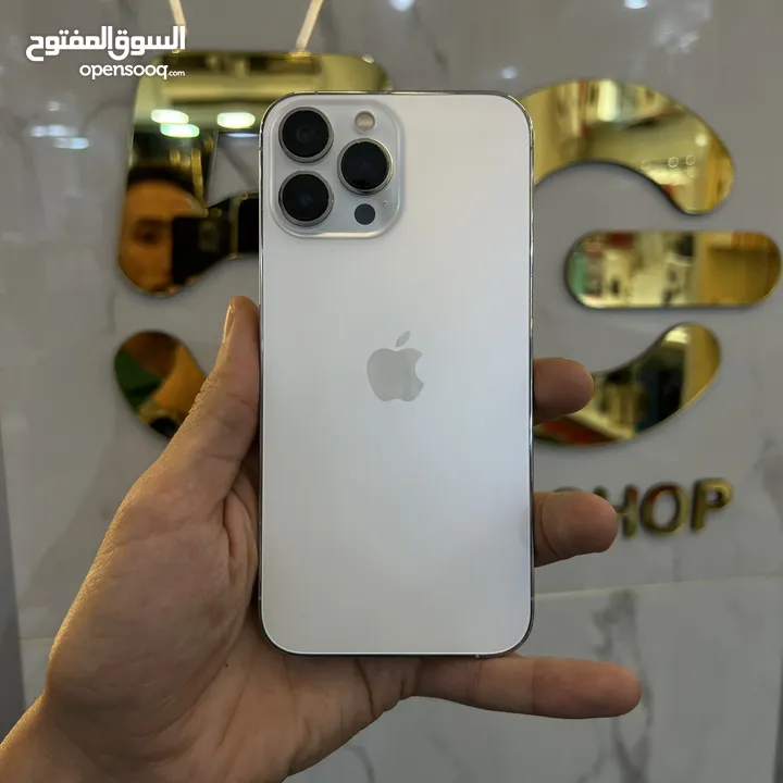 iPhone 13 Promax 128GB / Battery : 82% مستعمل بحالة الوكالة كل اشي شغال غير مصلح