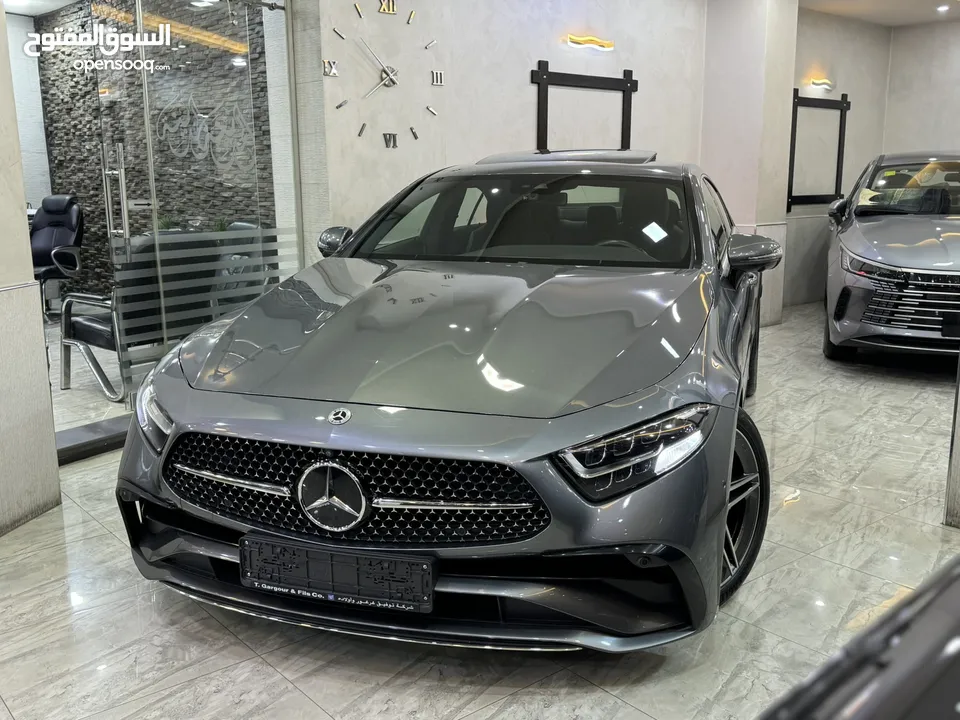 مرسيدس CLS350  2023 AMG جمرك جديد وارد المانيا فحص كامل ميلد هايبرد كاملة الأضافات