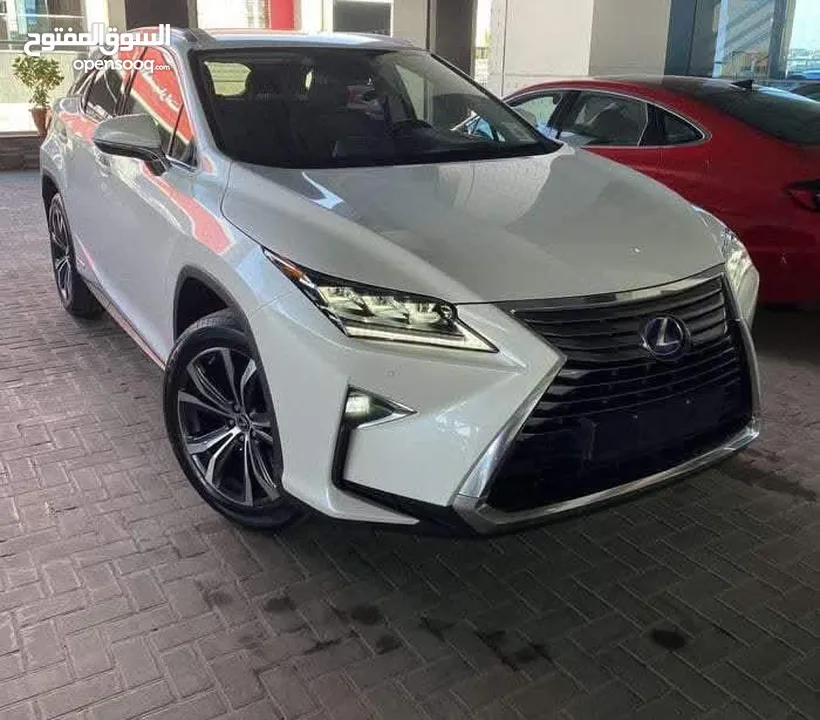 جيب لكزس Rx450h 2019 Lexus Rx450h 2019 hybrid  كرت ابيض