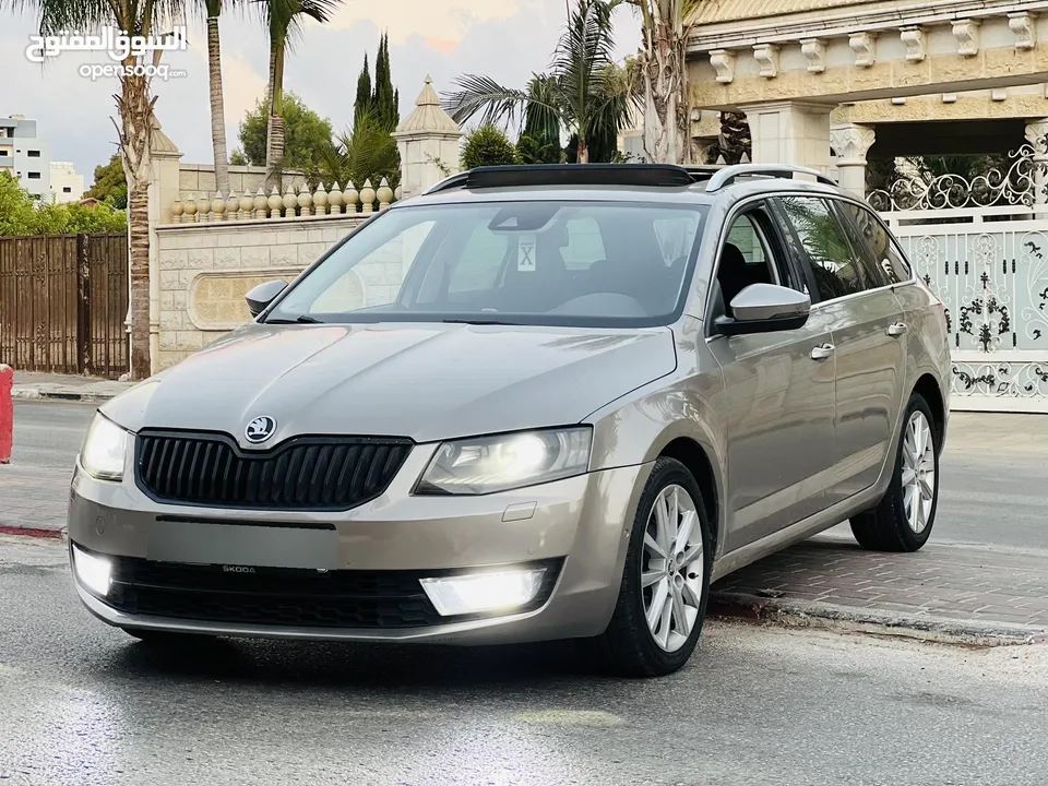 سكودا اوكتافيا 2016 مطور 1600 ديزل جير اتوماتيك فل الفل اضافات بنورامااااا بسعررررر محرقه ع الكاش