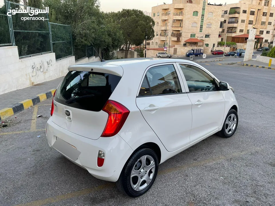كيا بيكانتو 2015 بحالة الوكالة فحص كامل جير عادي  3 جيد 1 دقه على الراس