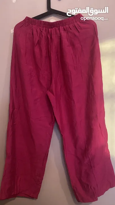 Fuchsia Linen Suit Women's New