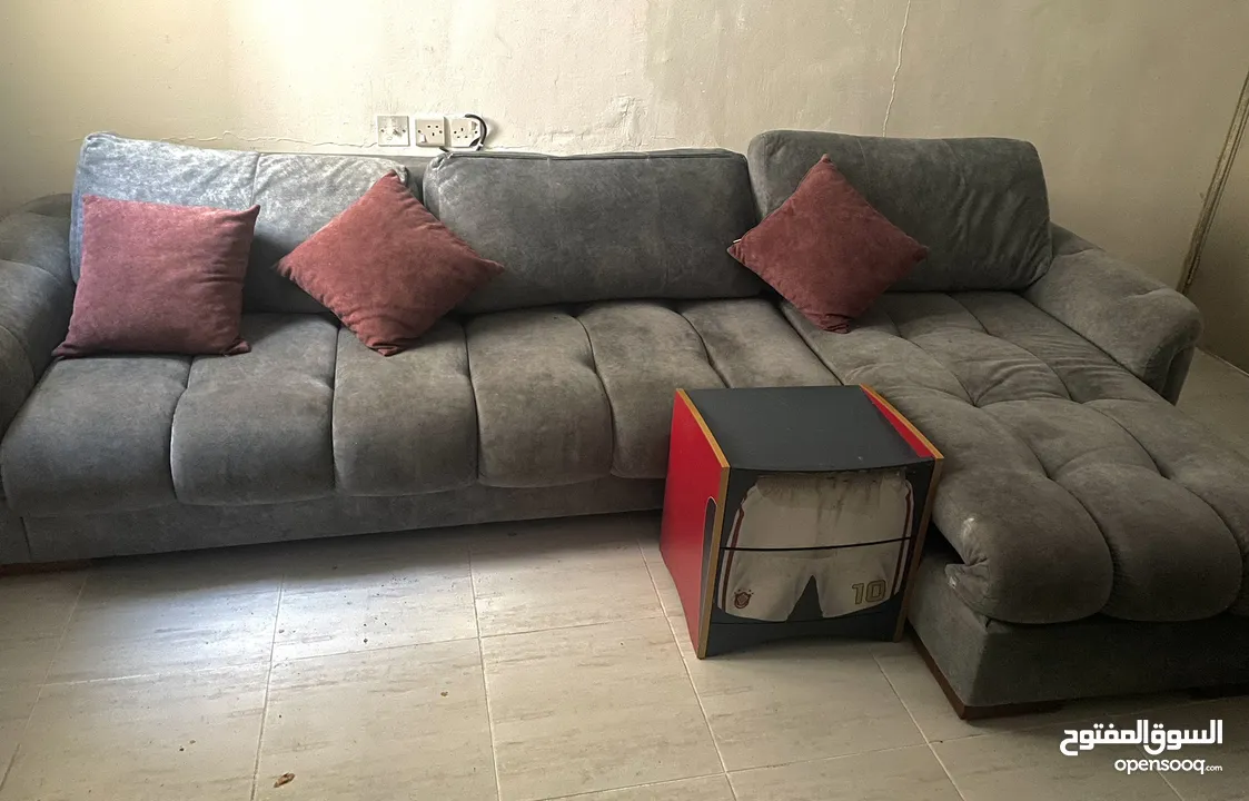 Sofa - L - Shape, with storage
