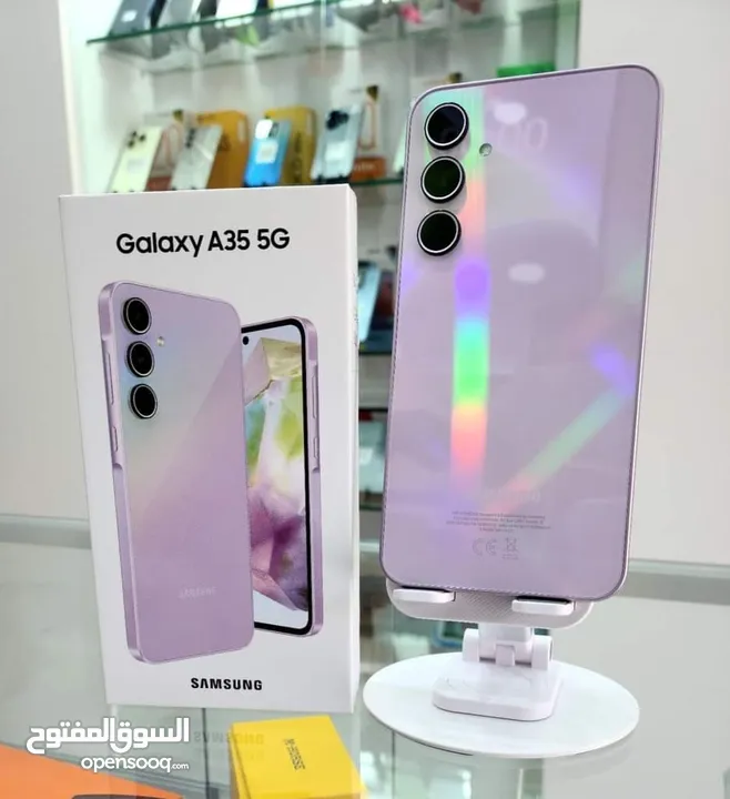 مستعمل اخو الجديد Samsung A35 5G رام 16 جيجا 256 اغراضة والكرتونة الأصلية متوفر توصيل